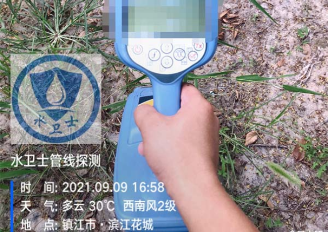 镇江金属管道探测案例-镇江滨江花城小区